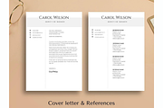 Word resume & cover letter template, a Resume Template by Climbwithelevator (Thumbnail 4 of 10)