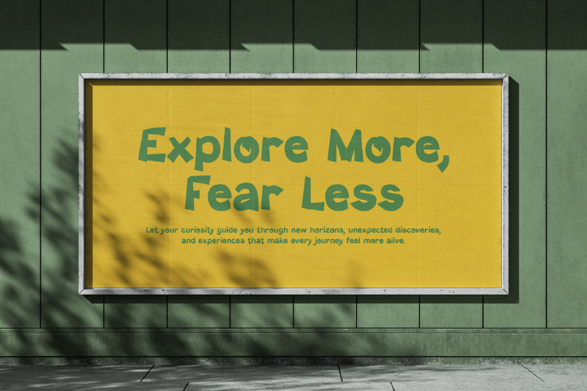 Bunkel - Playful Handdrawn Display, a Sans Serif Font by Nian Keun Studio (Photo 2 of 11)