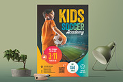 Kids Soccer Academy Flyer Template, a Flyer Template by Boostock (Thumbnail 5 of 6)
