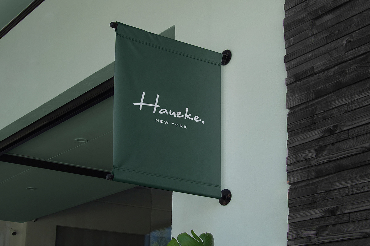 Logo Mockup Flag Sign Store, an Advertising Mockup by Asylab (Photo 3 of 5)