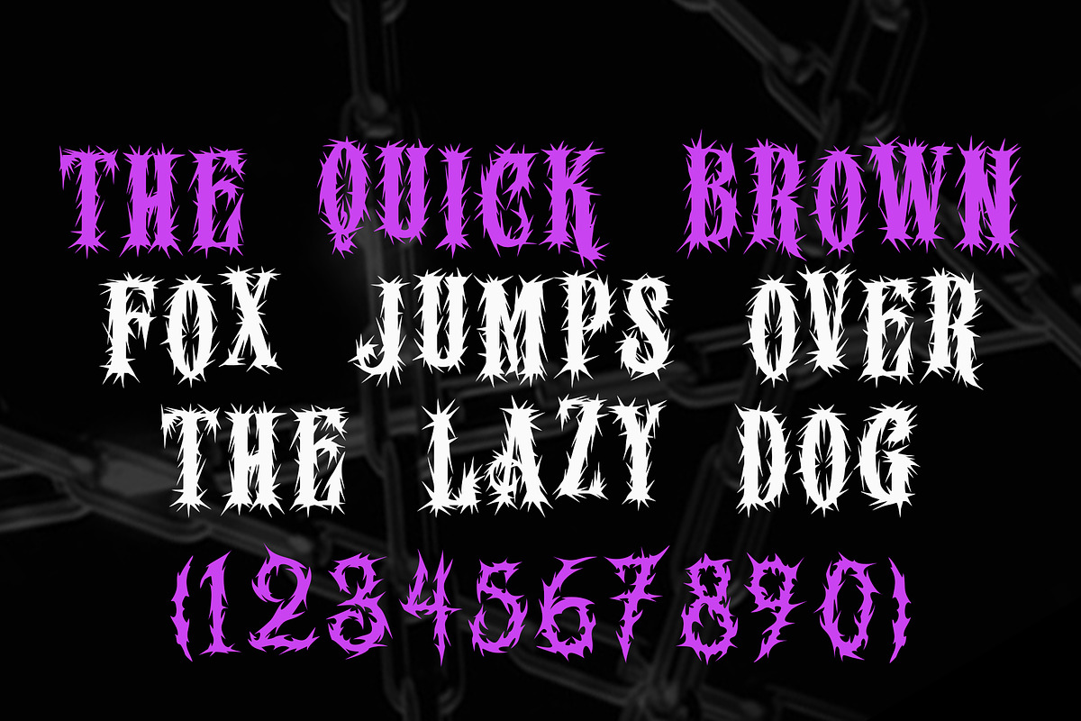 Salvators Metal Display Font, a Blackletter Font by dansdesign (Photo 6 of 12)