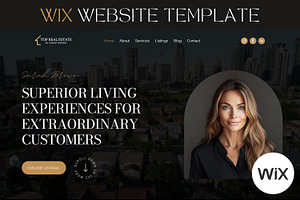 Realtor Wix Template Real Estate