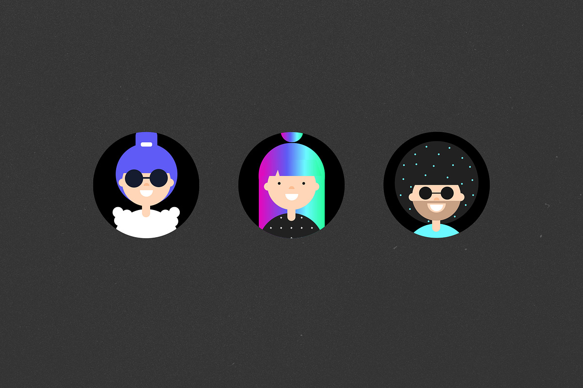 50 Flat Avatar Characters Pack, an Object Graphic by Parisa-Artstudio (Photo 3 of 5)