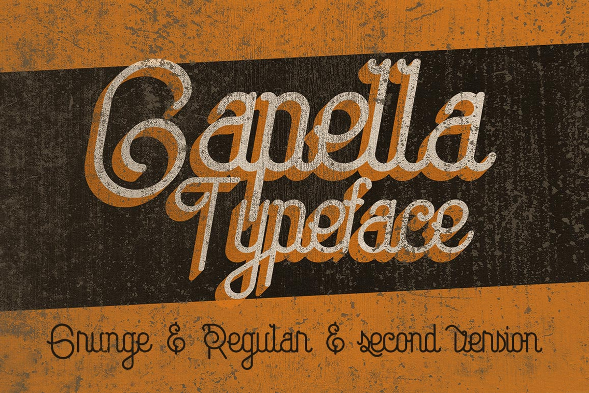 Capella Typeface preview 5