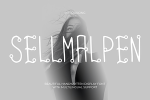 Sellmalpen Elegant Handwritten Font, a Handwritten Font by mesuka