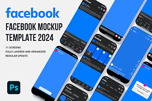 Facebook Template Mockup 2024