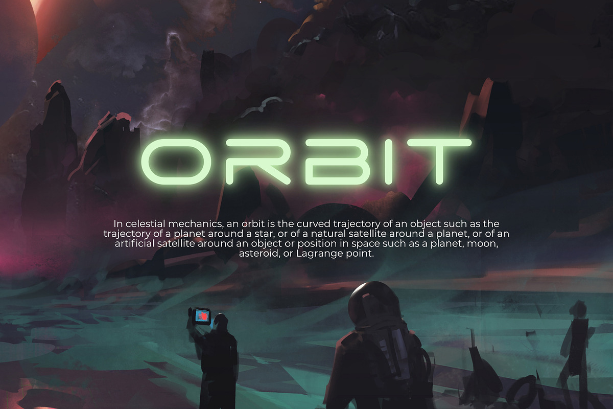 SPHERE | SCI-FI FONT, a Sans Serif Font by Andika Fez (Photo 7 of 9)