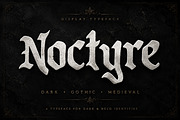 NOCTYRE, a Blackletter Font by Wow Magic (Thumbnail 1 of 4)