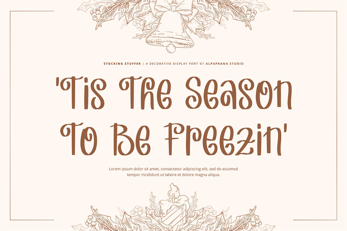 Stocking Stuffer - Display Font