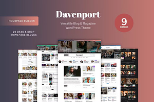 Blog and Magazine WordPress theme, a WordPress Template by Elite Templates
