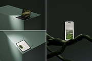 Serene Device Mockup Collection, a Mac Mockup by Mockup Line (Thumbnail 1 of 6)