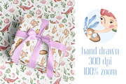 Ocean clipart & digital paper, a Decorative Illustration by Yelloo Fish (Thumbnail 2 of 19)