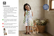 Girls Cotton Sun Dress Canva Mockup, an Apparel Mockup by Mockup Scene (Thumbnail 9 of 15)
