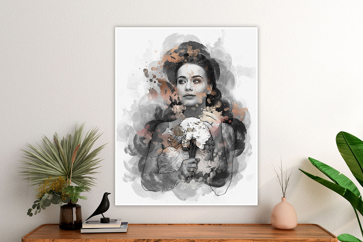 Mixed Art Watercolor Effect Template, an Action Add-On by MRI STUDIO (Photo 4 of 24)