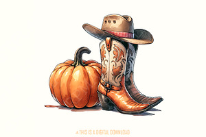 Howdy Pumpkin Png, Halloween Png, We