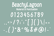 Beachy Lagoon - A Modern Handwritten, a Handwritten Font by Marvadesign (Thumbnail 4 of 5)