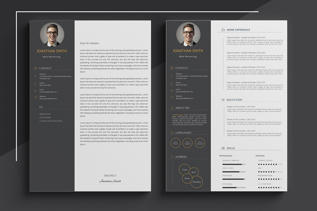 Resume, a Resume Template by BixBar (Photo 2 of 3)