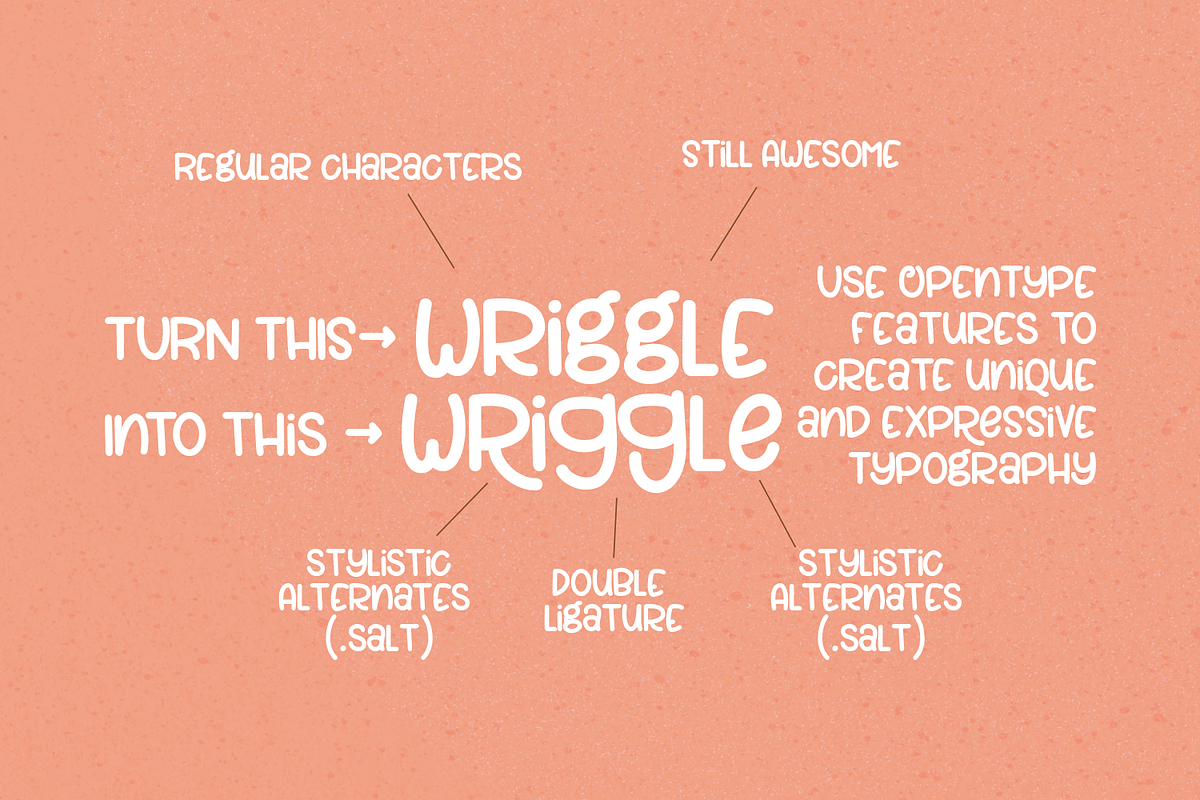 Gingerbite - a cute and quirky font!, a Font by Amber Nest Design (Photo 6 of 8)