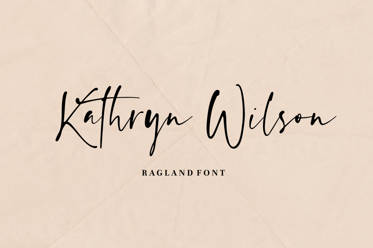 Ragland - Handwritten Font, a Script Font by Sronstudio (Photo 5 of 15)