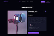 NextGen – NFT HTML Website Template, a HTML Template by TemplatesJungle (Thumbnail 4 of 10)
