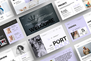 Design Portfolio Presentation Design, a Presentation Template by MightyDesign