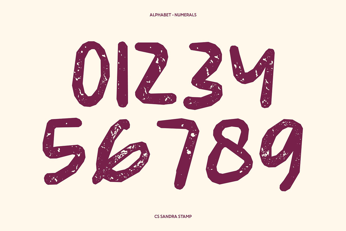 CS Sandra Stamp, a Script Font by Craft Supply Co. (Photo 6 of 8)