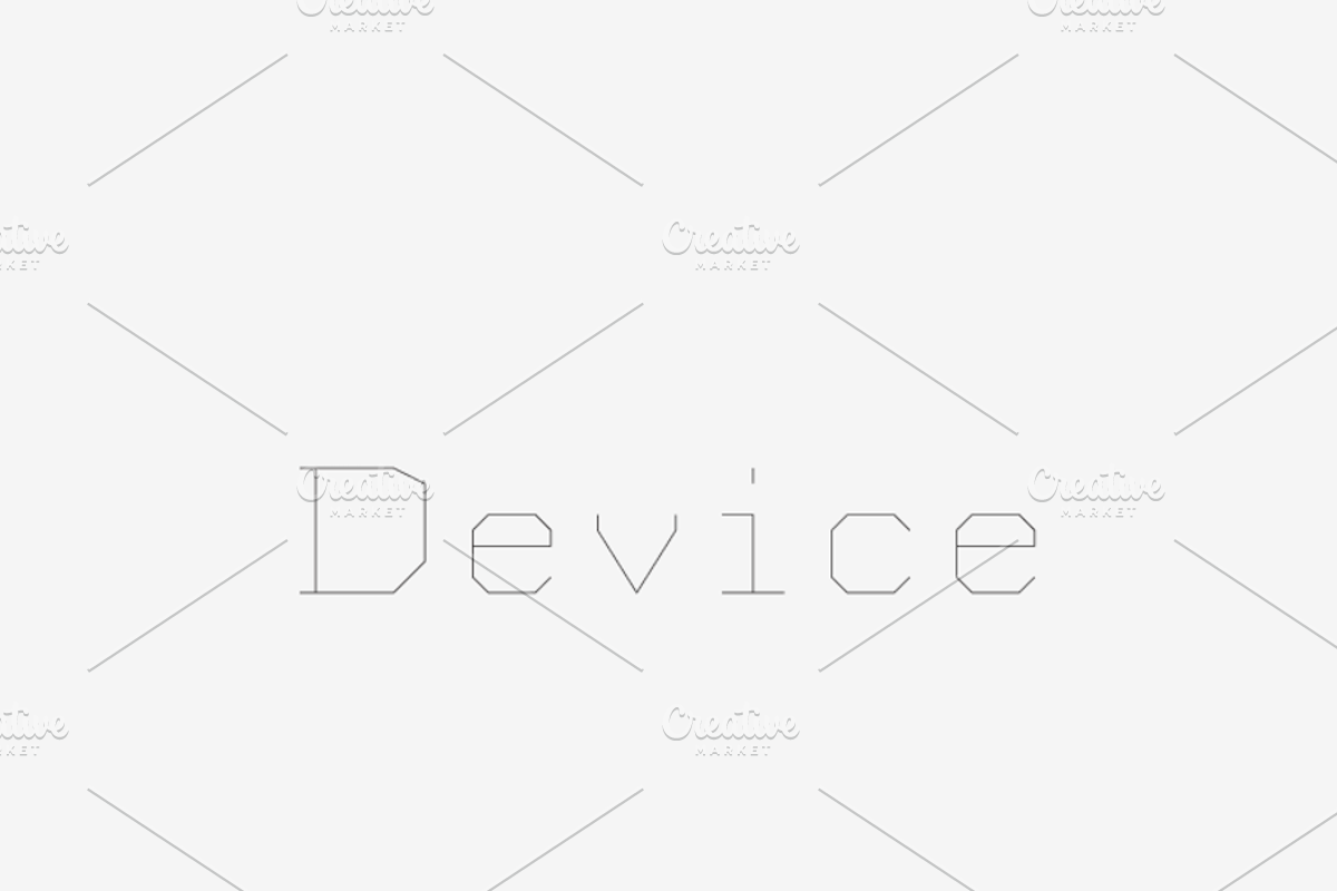 Device - Laser, Craft Cutter Font