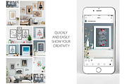 Christmas Frame Mockup Bundle, a Print Template by Yuri-U (Thumbnail 18 of 19)