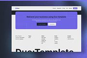 Duo - Webflow Template for Startups, a Landing Page Template by Toms Design (Thumbnail 5 of 5)