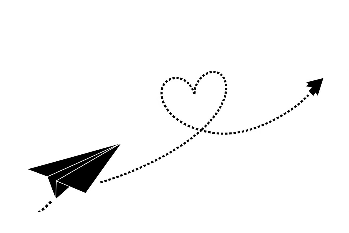 Paper Airplane Heart SVG Bundle, an Illustration by jahid234 (Photo 16 of 31)