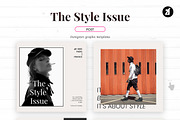 The style issue social media graphic, a Social Media Template by Chanut is industries (Thumbnail 2 of 8)