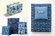 Cyanotype Gold Seamless Patterns, a Pattern Graphic by Ninterints (Thumbnail 13 of 13)