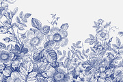 Wild Roses, a Decorative Illustration by olga.korneeva (Thumbnail 17 of 24)