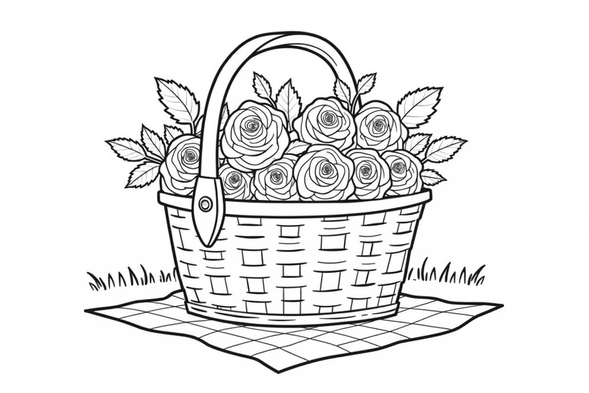 Flower Basket Bundle, an Illustration by musafir_fashion (Photo 7 of 9)