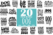 Dog SVG Bundle 20 Designs, an Illustration by ZoomkSVG (Thumbnail 1 of 42)