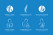 Chiropractic Spine Care Logo Set, a Branding & Logo Template by Signatoro (Thumbnail 2 of 4)