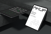 iPad Mockup – Top & Perspective View, an iPad Mockup by Mockupdaddy (Thumbnail 1 of 2)