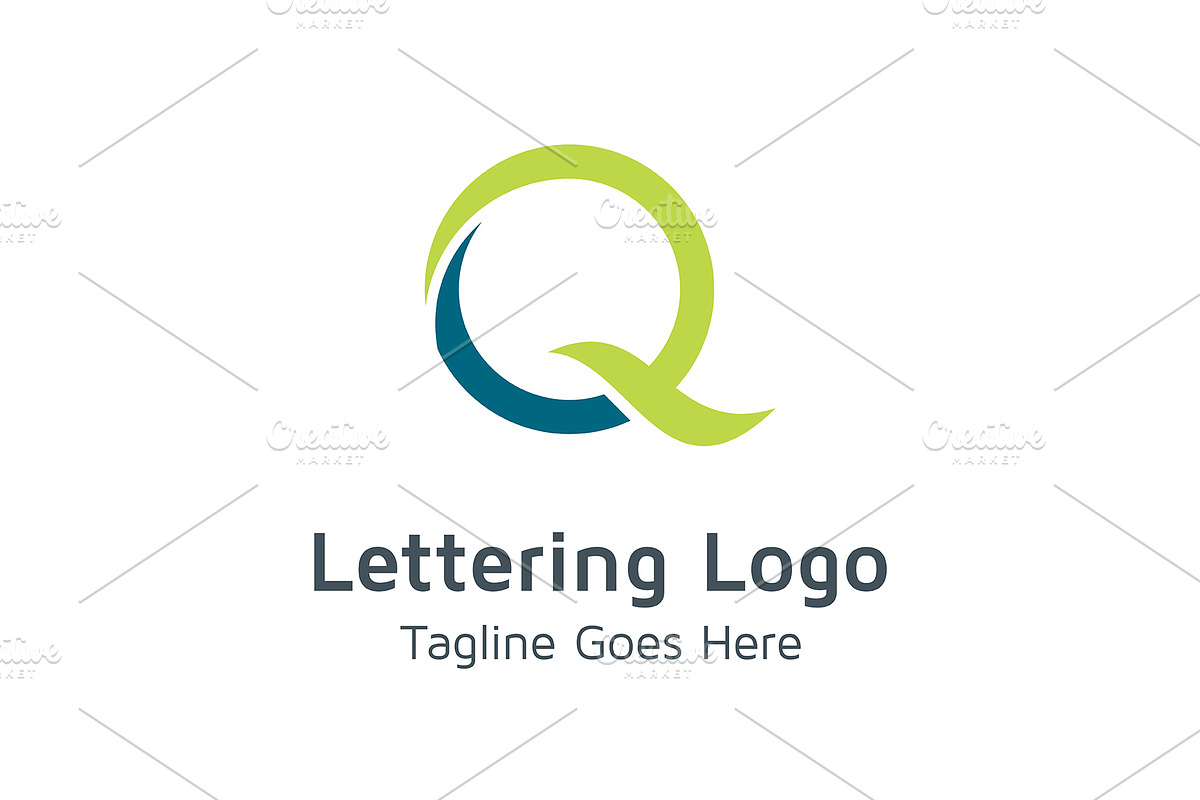 20 Logo Lettering Q Template Bundle, a Branding & Logo Template by Acongraphic (Photo 12 of 21)