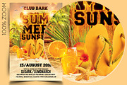 Summer Sunset Flyer, a Flyer Template by darkmonarch (Thumbnail 2 of 3)