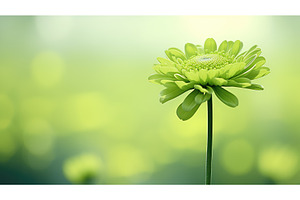 garden green flower background ai, a Nature Photo by pikepicture