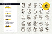 Hand-Drawn Hobbies Icons, an Outline Icon by insemar (Thumbnail 3 of 4)