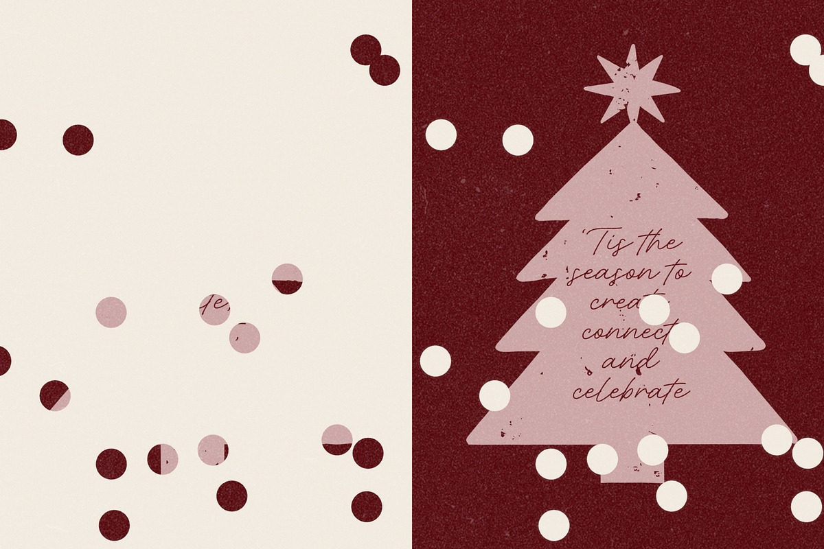 Vintage Christmas: 100 Graphics, a Seasonal Illustration by Veyla (Photo 12 of 17)