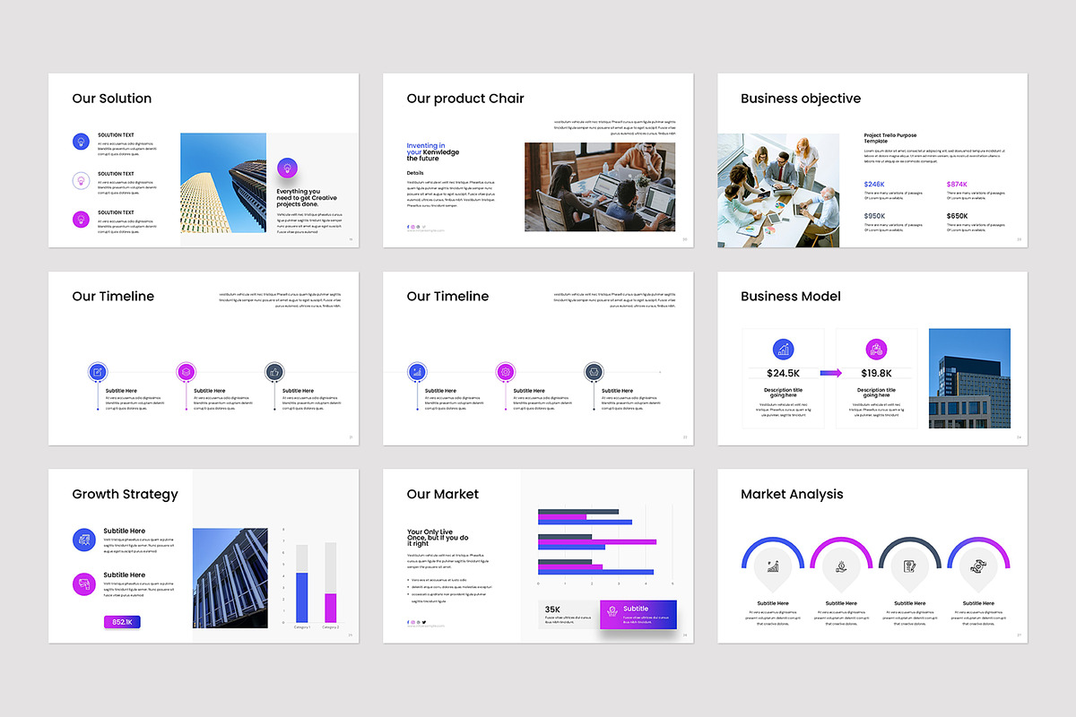 Pitch Deck Presentation Template preview 8