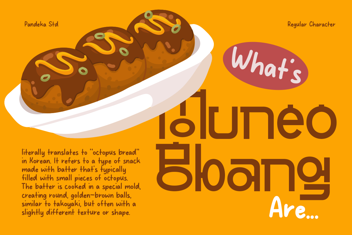 Gyeora - 4 Korean Display Typeface, a Handwritten Font by Pandeka Studio (Photo 4 of 9)