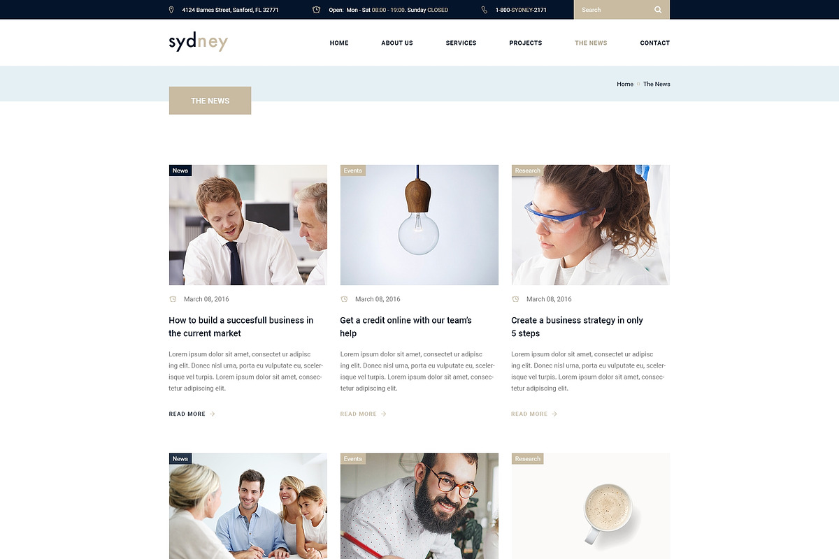 Sydney- Premium Finance/Business PSD, a Websites & App Template by Milo Studio (Photo 15 of 18)