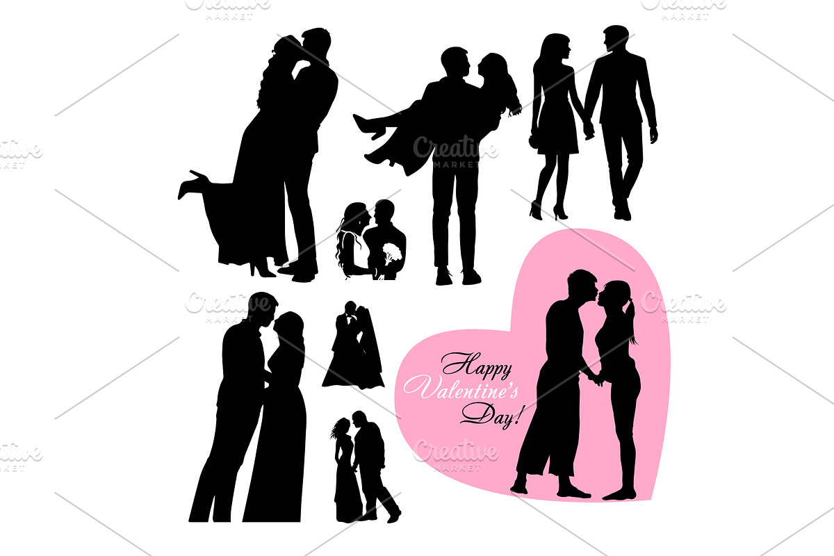 Happy Valentine's Day. Happy Wedding, a Person Illustration by Nenahliadava Design