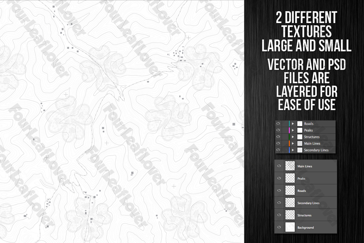 Regular Topographic Map Texture preview 2