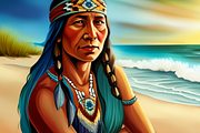 Custom art, Native Tribe, Tribal, a Marketing Template by Boho Pixel Dust (Thumbnail 1 of 4)