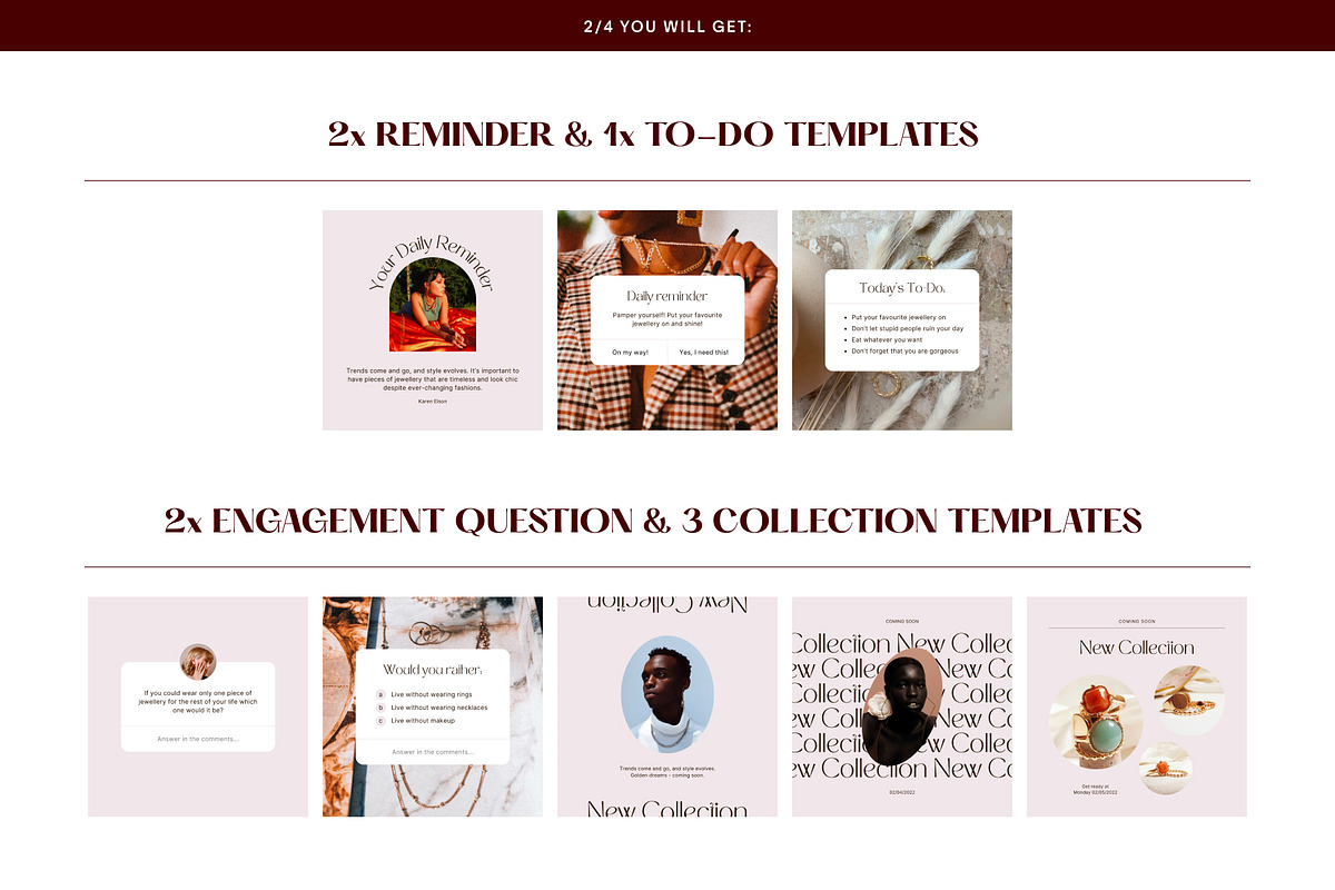 Small Business Canva Instagram Posts, a Social Media Template by Alice Store (Photo 3 of 8)