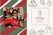 Hand Drawn Christmas Backgrounds, a Background Graphic by digital.incubator.yum (Thumbnail 6 of 8)